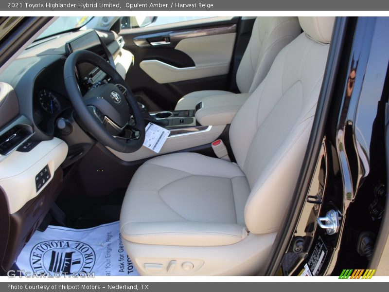 Opulent Amber / Harvest Beige 2021 Toyota Highlander Hybrid Limited