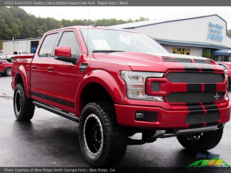Rapid Red / Black 2020 Ford F150 Shelby Cobra Edition SuperCrew 4x4