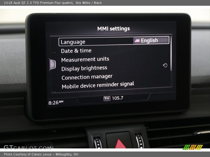 Ibis White / Black 2018 Audi Q5 2.0 TFSI Premium Plus quattro