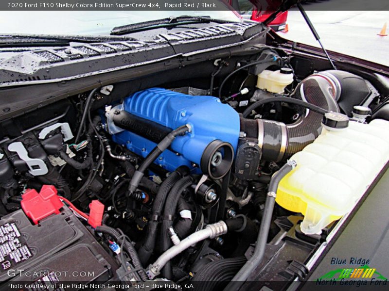  2020 F150 Shelby Cobra Edition SuperCrew 4x4 Engine - 5.0 Liter Shelby Supercharged DOHC 32-Valve Ti-VCT E85 V8