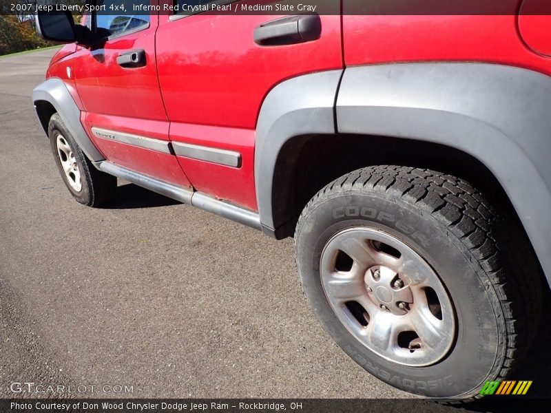 Inferno Red Crystal Pearl / Medium Slate Gray 2007 Jeep Liberty Sport 4x4