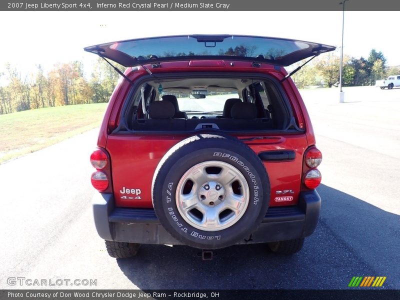 Inferno Red Crystal Pearl / Medium Slate Gray 2007 Jeep Liberty Sport 4x4