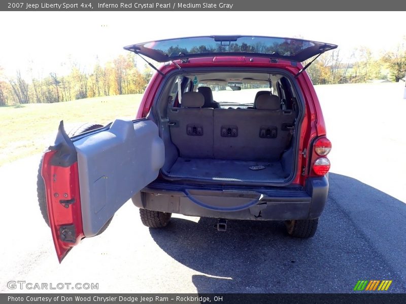 Inferno Red Crystal Pearl / Medium Slate Gray 2007 Jeep Liberty Sport 4x4