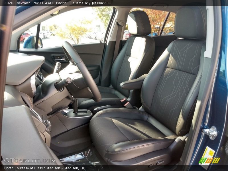 Pacific Blue Metallic / Jet Black 2020 Chevrolet Trax LT AWD