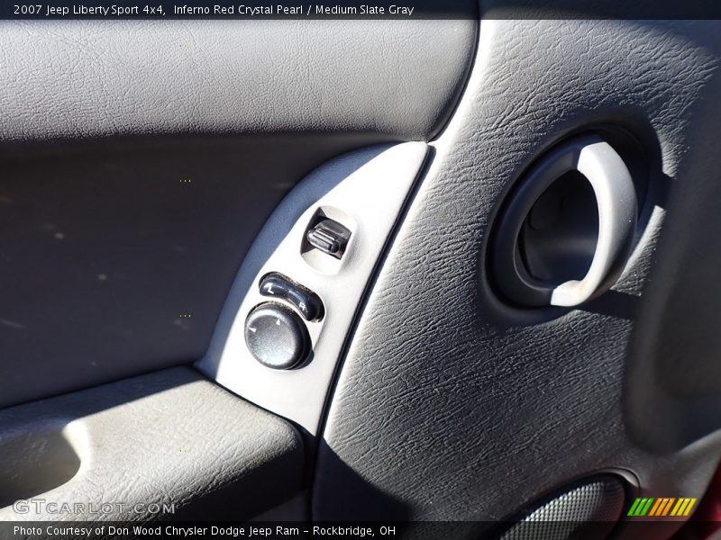 Inferno Red Crystal Pearl / Medium Slate Gray 2007 Jeep Liberty Sport 4x4
