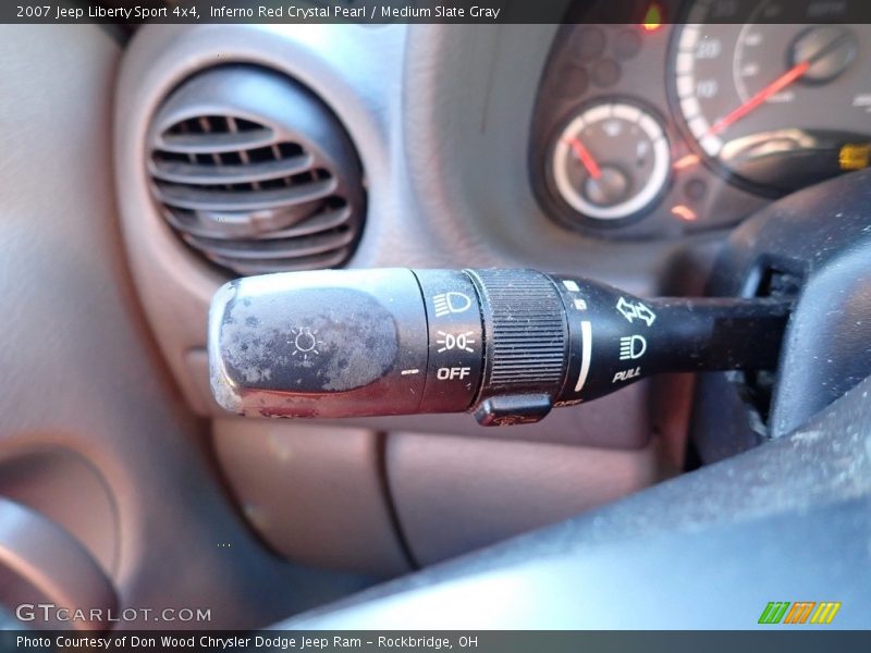 Inferno Red Crystal Pearl / Medium Slate Gray 2007 Jeep Liberty Sport 4x4