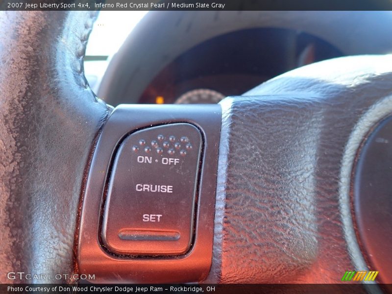 Inferno Red Crystal Pearl / Medium Slate Gray 2007 Jeep Liberty Sport 4x4