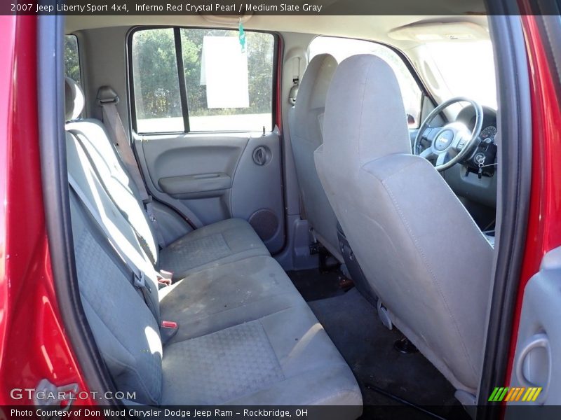 Inferno Red Crystal Pearl / Medium Slate Gray 2007 Jeep Liberty Sport 4x4