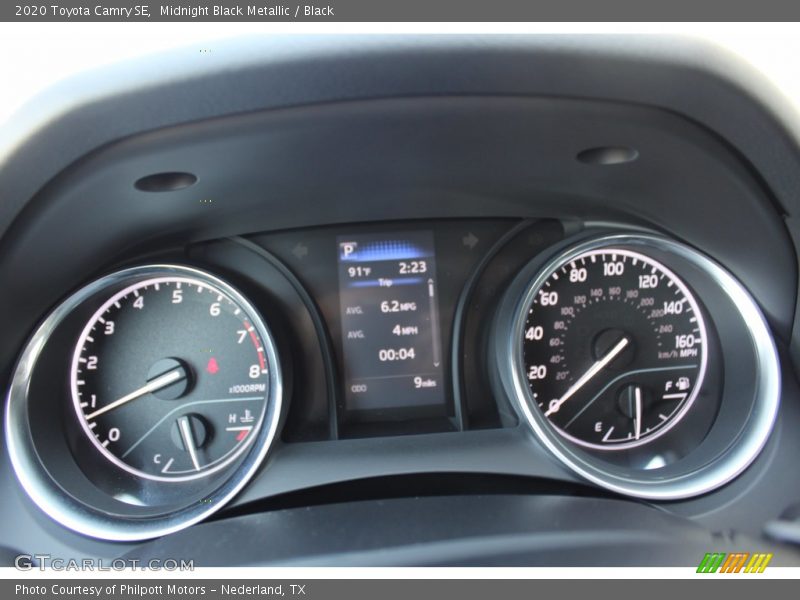 Midnight Black Metallic / Black 2020 Toyota Camry SE