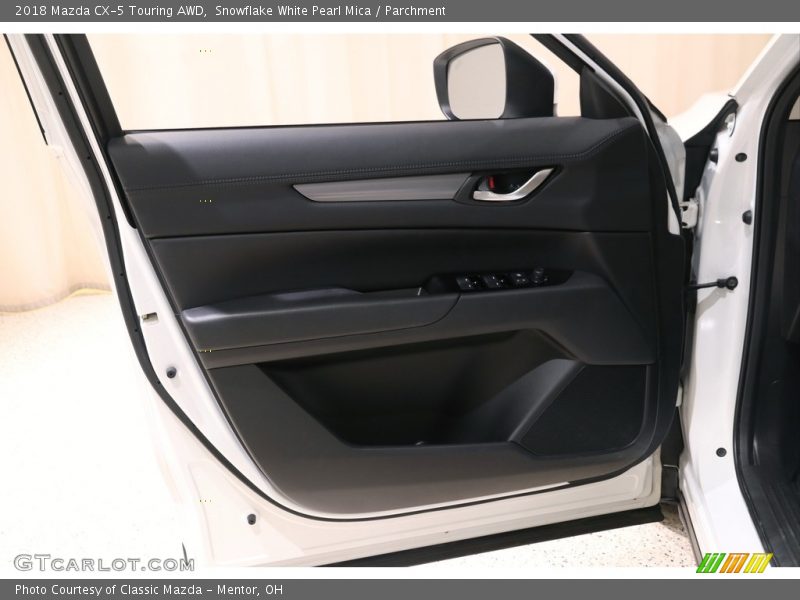 Snowflake White Pearl Mica / Parchment 2018 Mazda CX-5 Touring AWD