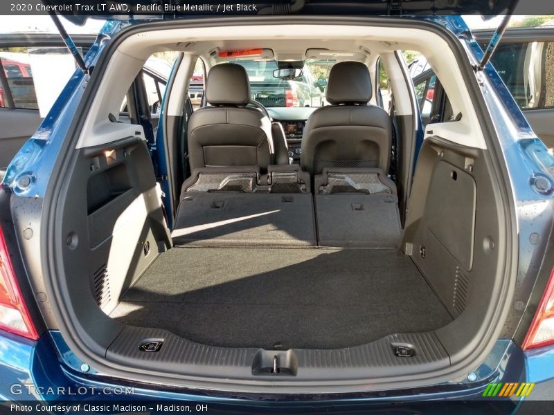 Pacific Blue Metallic / Jet Black 2020 Chevrolet Trax LT AWD