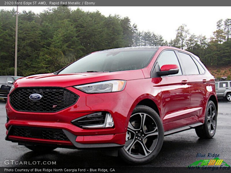 Rapid Red Metallic / Ebony 2020 Ford Edge ST AWD