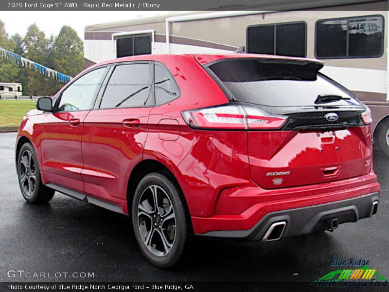 Rapid Red Metallic / Ebony 2020 Ford Edge ST AWD