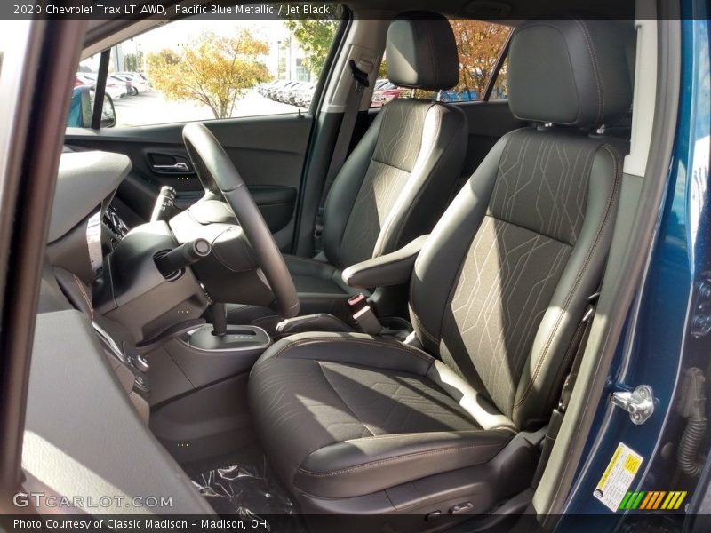 Pacific Blue Metallic / Jet Black 2020 Chevrolet Trax LT AWD