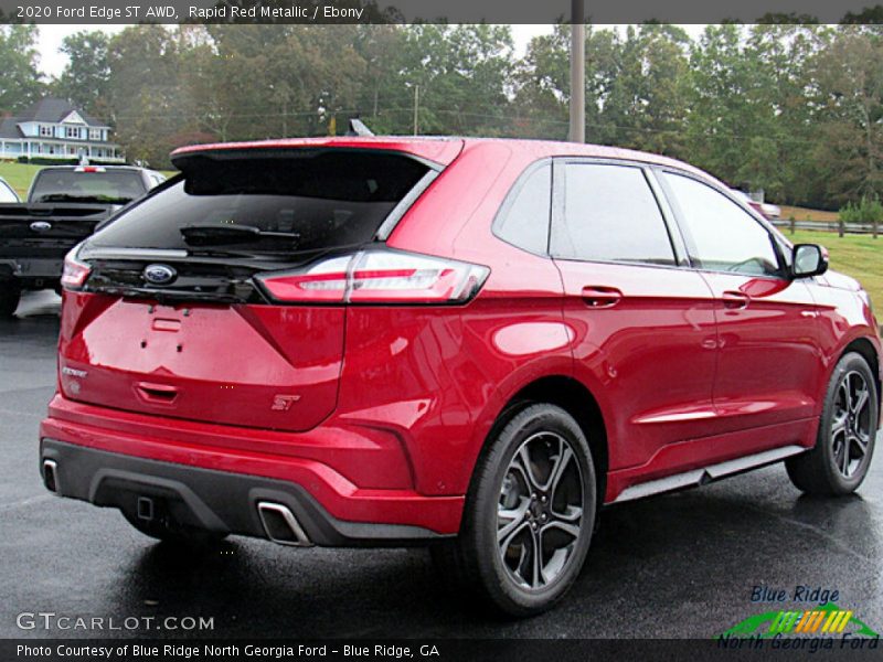 Rapid Red Metallic / Ebony 2020 Ford Edge ST AWD