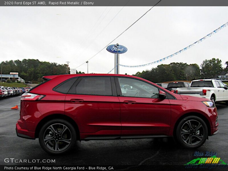 Rapid Red Metallic / Ebony 2020 Ford Edge ST AWD