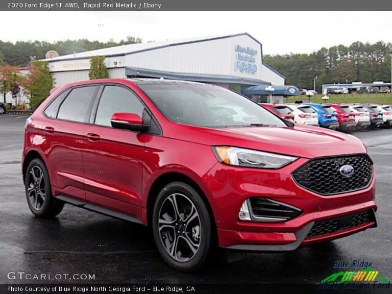Rapid Red Metallic / Ebony 2020 Ford Edge ST AWD