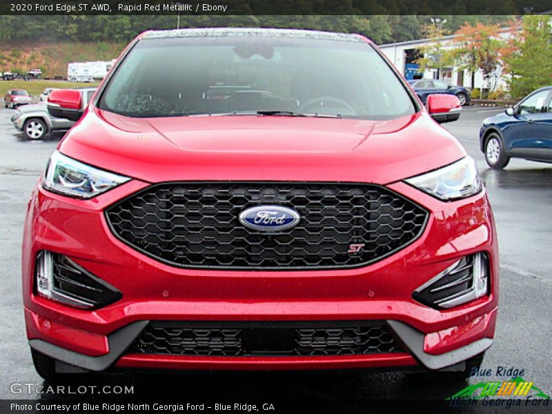 Rapid Red Metallic / Ebony 2020 Ford Edge ST AWD