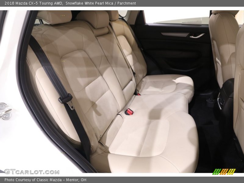 Snowflake White Pearl Mica / Parchment 2018 Mazda CX-5 Touring AWD