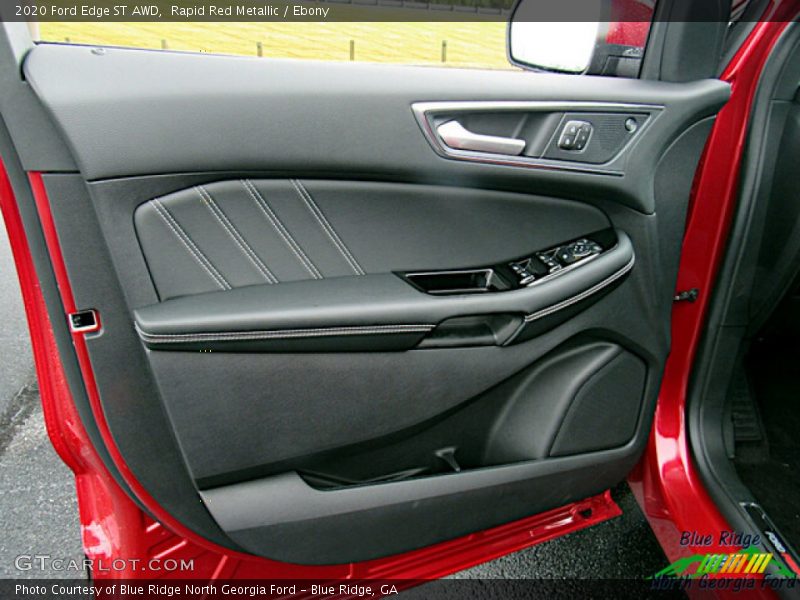 Rapid Red Metallic / Ebony 2020 Ford Edge ST AWD