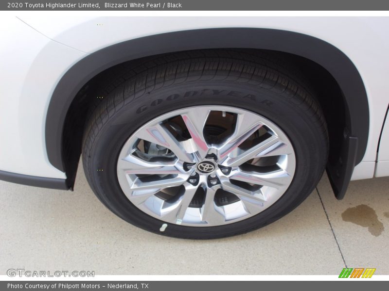 Blizzard White Pearl / Black 2020 Toyota Highlander Limited