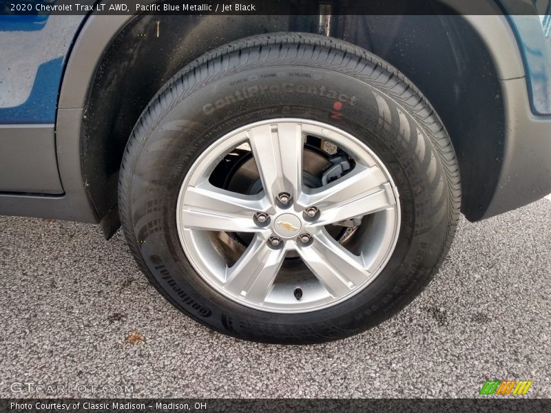 Pacific Blue Metallic / Jet Black 2020 Chevrolet Trax LT AWD