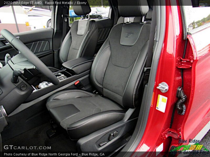 Rapid Red Metallic / Ebony 2020 Ford Edge ST AWD