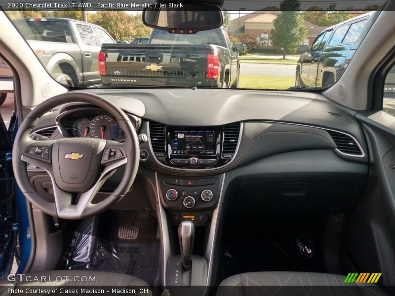 Pacific Blue Metallic / Jet Black 2020 Chevrolet Trax LT AWD