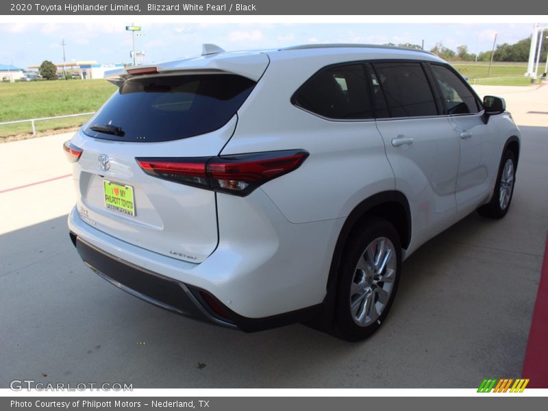 Blizzard White Pearl / Black 2020 Toyota Highlander Limited