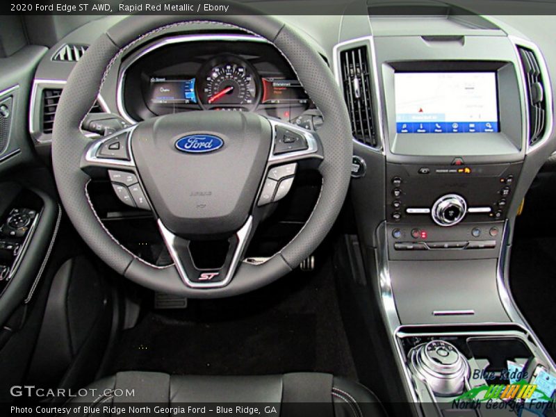 Rapid Red Metallic / Ebony 2020 Ford Edge ST AWD