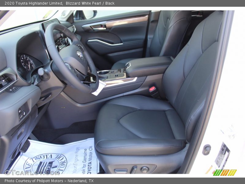Blizzard White Pearl / Black 2020 Toyota Highlander Limited