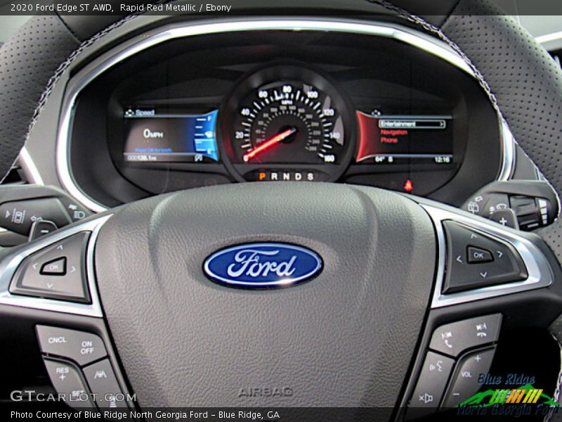 Rapid Red Metallic / Ebony 2020 Ford Edge ST AWD