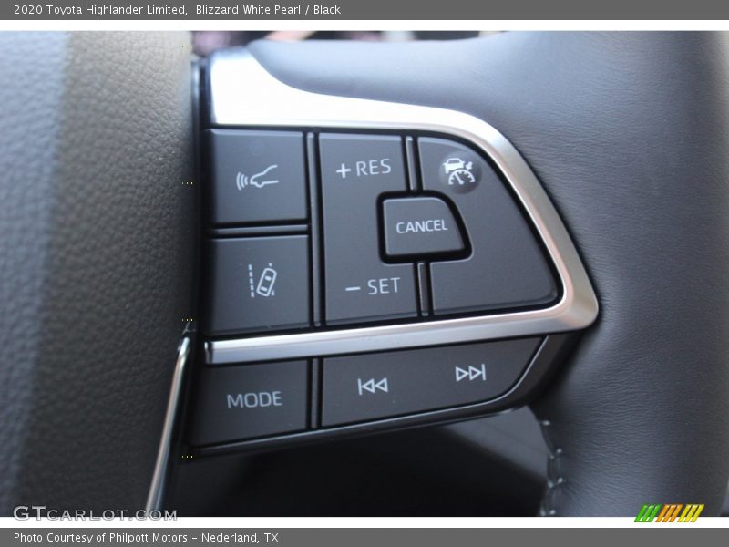 Blizzard White Pearl / Black 2020 Toyota Highlander Limited