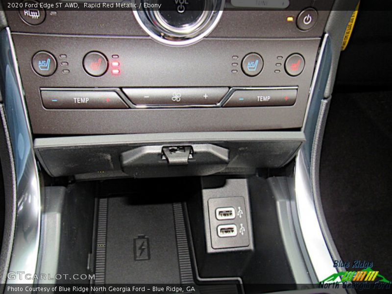 Rapid Red Metallic / Ebony 2020 Ford Edge ST AWD