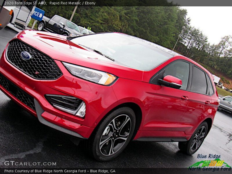 Rapid Red Metallic / Ebony 2020 Ford Edge ST AWD