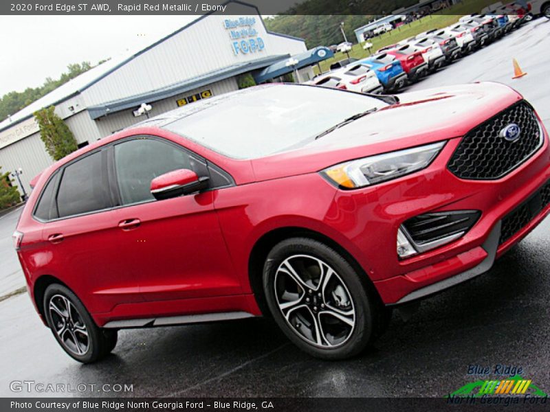 Rapid Red Metallic / Ebony 2020 Ford Edge ST AWD