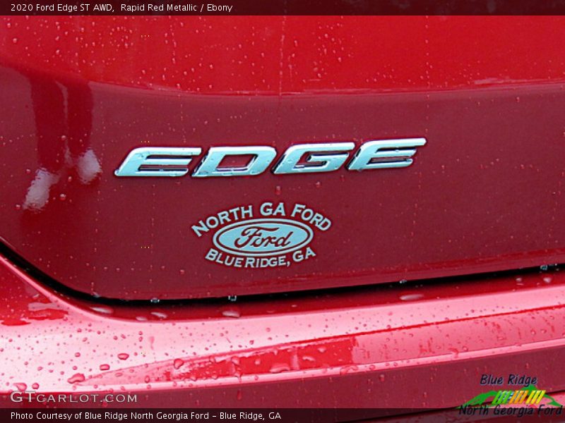 Rapid Red Metallic / Ebony 2020 Ford Edge ST AWD