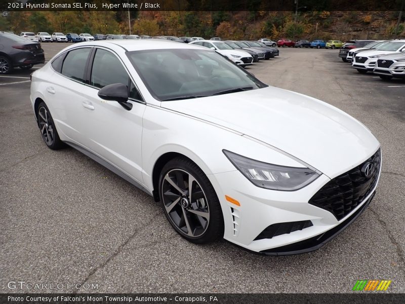 Front 3/4 View of 2021 Sonata SEL Plus