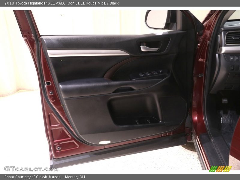 Ooh La La Rouge Mica / Black 2018 Toyota Highlander XLE AWD