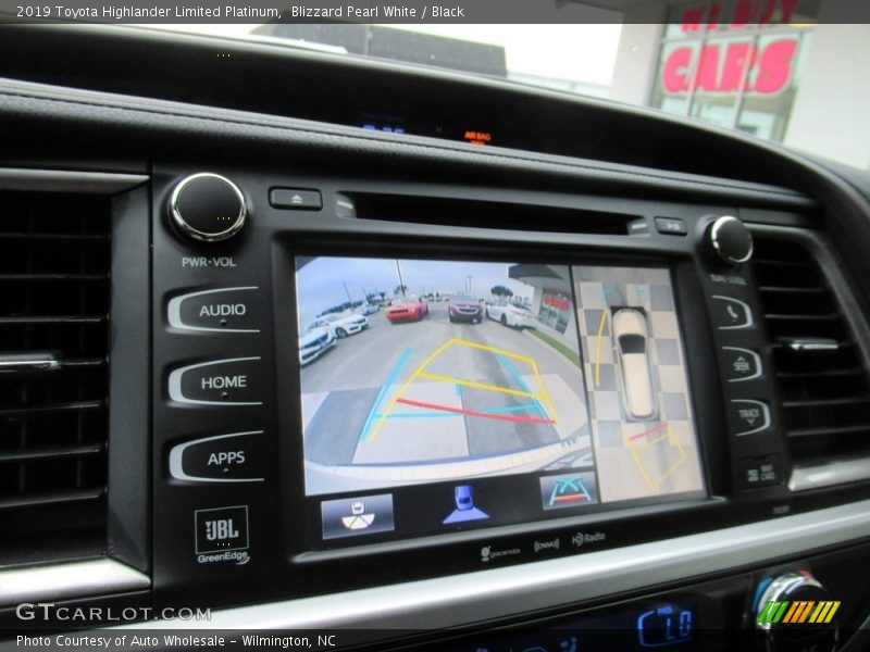 Blizzard Pearl White / Black 2019 Toyota Highlander Limited Platinum