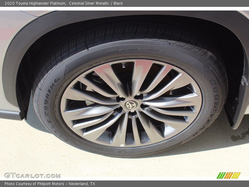 Celestial Silver Metallic / Black 2020 Toyota Highlander Platinum