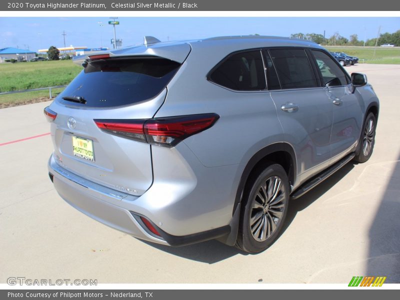 Celestial Silver Metallic / Black 2020 Toyota Highlander Platinum