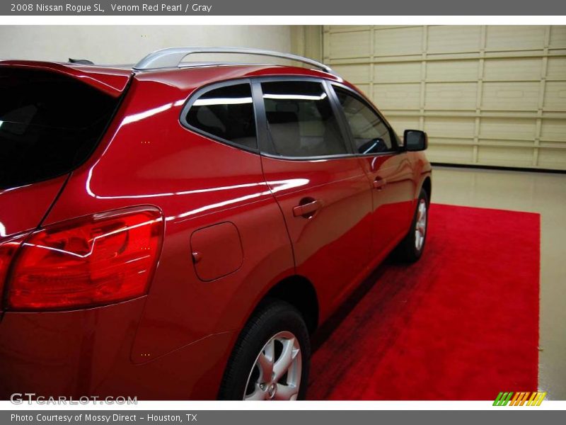 Venom Red Pearl / Gray 2008 Nissan Rogue SL