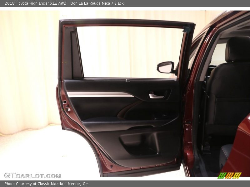 Ooh La La Rouge Mica / Black 2018 Toyota Highlander XLE AWD