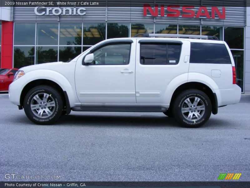 White Frost / Cafe Latte 2009 Nissan Pathfinder SE