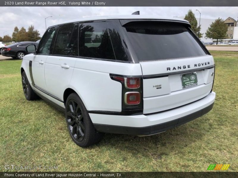 Yulong White / Ebony 2020 Land Rover Range Rover HSE