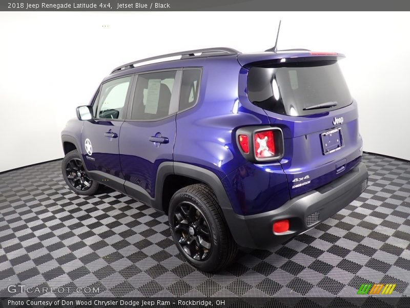 Jetset Blue / Black 2018 Jeep Renegade Latitude 4x4