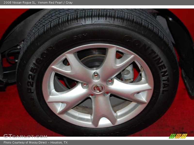 Venom Red Pearl / Gray 2008 Nissan Rogue SL