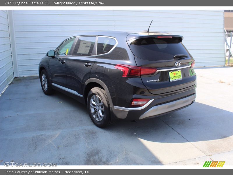 Twilight Black / Espresso/Gray 2020 Hyundai Santa Fe SE