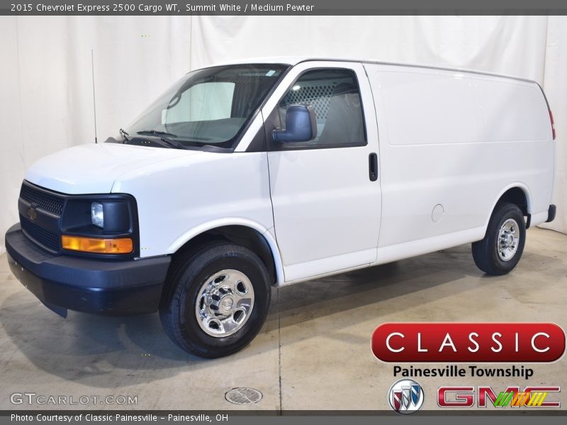 Summit White / Medium Pewter 2015 Chevrolet Express 2500 Cargo WT
